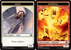 Angel (002) // Elemental (008) Double-sided Token