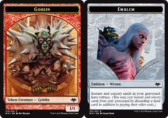 Goblin (010) // Emblem - Wrenn and Six (021) Double-sided Token