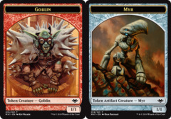 Goblin (010) // Myr (019) Double-Sided Token