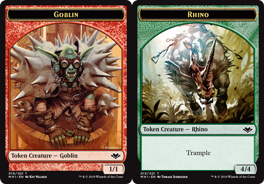 Token - Goblin // Rhino