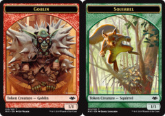 Goblin (010) // Squirrel (015) Double-Sided Token