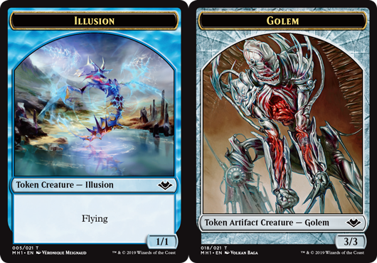 Token - Golem // Illusion