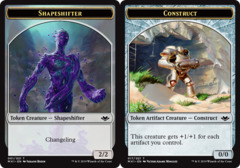 Construct (017) // Shapeshifter (001) Double-Sided Token