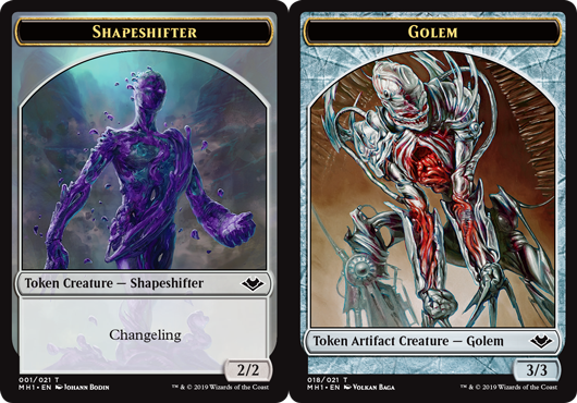 Shapeshifter Token // Golem Token