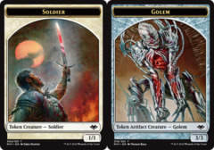 Soldier Token // Golem Token