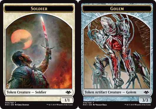 Token - Golem // Soldier