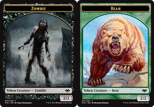 Token - Bear // Zombie