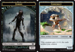 Zombie (007) // Construct (017) Double-sided Token