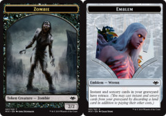 Zombie Token // Emblem - Wrenn and Six Token