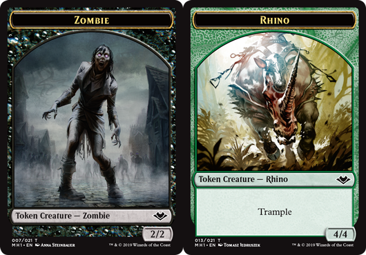 Zombie Token // Rhino Token