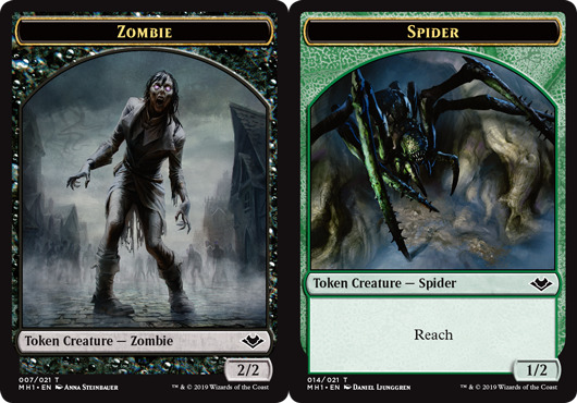 Zombie Token // Spider Token