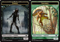 Zombie Token // Squirrel Token