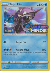 Tapu Fini - SM203 - Staff Prerelease Promo - SM Black Star Promo