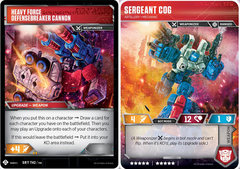 Sergeant Cog - Artillery Mechanic // Heavy Force Defensebreaker Cannon