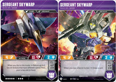 Sergeant Skywarp // Black Ops Seeker