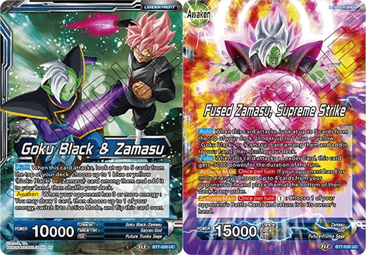 Goku Black & Zamasu // Fused Zamasu, Supreme Strike - BT7-026 - UC Goku Black & Zamasu // Fused Zamasu, Supreme Strike - BT7-026 - UC