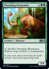 Thrashing Brontodon - Foil