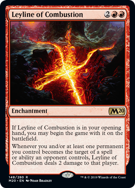 Leyline of Combustion - Foil