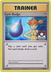 Gym Badge (Misty) - XY204 - 2017 Pokemon League Exclusive