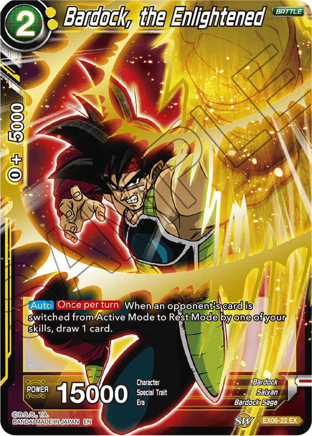 Bardock, the Enlightened - EX06-22 - EX - Foil