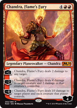 Chandra, Flames Fury - Foil Planeswalker Deck Exclusive