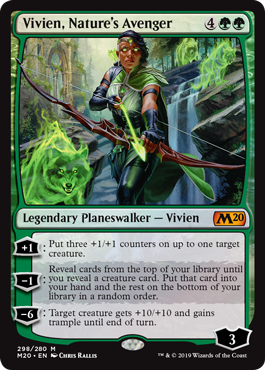 Vivien, Natures Avenger - Foil Planeswalker Deck Exclusive