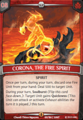 Corona, the Fire Spirit