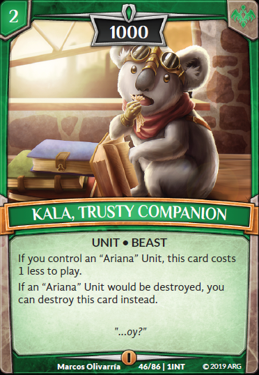 Kala, Trusty Companion
