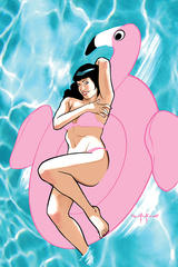 Bettie Page Unbound #6 40 Copy Qualano B&W Incv (Net) (STL130795)