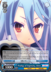 Prodigy of Ingenuity, Shiro - NGL/S58-E082 - SR