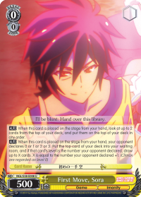 First Move, Sora - NGL/S58-E008 - U