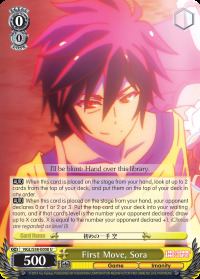 First Move, Sora - NGL/S58-E008 - U