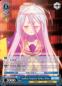 Sudden Surprise Strike, Shiro - NGL/S58-E089 - U