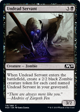 Undead Servant - Foil