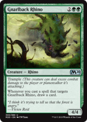 Gnarlback Rhino - Planeswalker Deck Exclusive