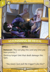 Astonishing Betrayal - Foil