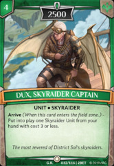 Dux, Skyraider Captain