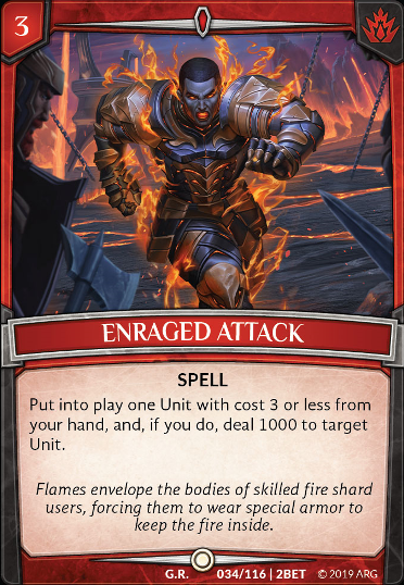 Enraged Attack - Foil