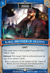 Kako, Brother of Destiny