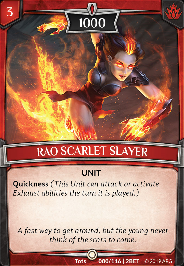 Rao Scarlet Slayer