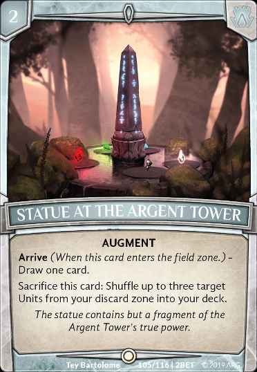 Statue at the Argent Tower