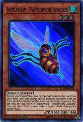 Battlewasp - Twinbow the Attacker - BLHR-EN034 - Ultra Rare - 1st Edition