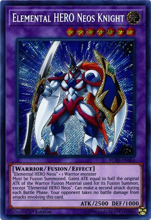 yugioh card elemental hero neos Elemental HERO Neos Knight - BLHR-EN064 - Secret Rare - 1st Edition -  Yu-Gi-Oh! Singles » Battles of Legend: Hero's Revenge