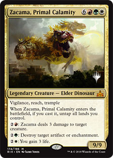 Zacama, Primal Calamity - Promo Pack