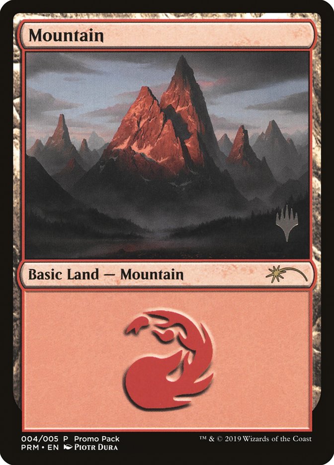 Mountain (004) - Foil - Promo Pack