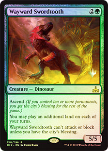 Wayward Swordtooth - Foil - Promo Pack