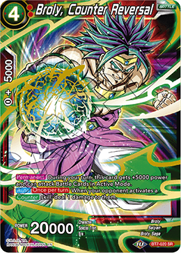 Broly, Counter Reversal - BT7-020 - SR