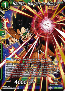 Raditz, Saiyan-In-Arms - BT7-051 - SR