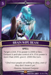 Brain Wipe Beam