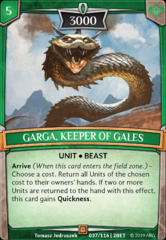 Garga, Keeper of Gales